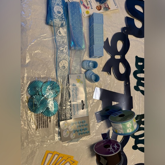 Baby Boy Shower Decoration Set - Picture 6 of 8